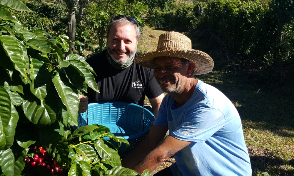 Productor y tostador de café