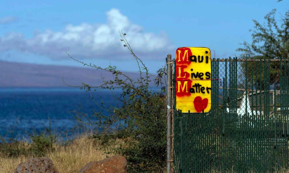 Zona de Hawai afectada por incendios